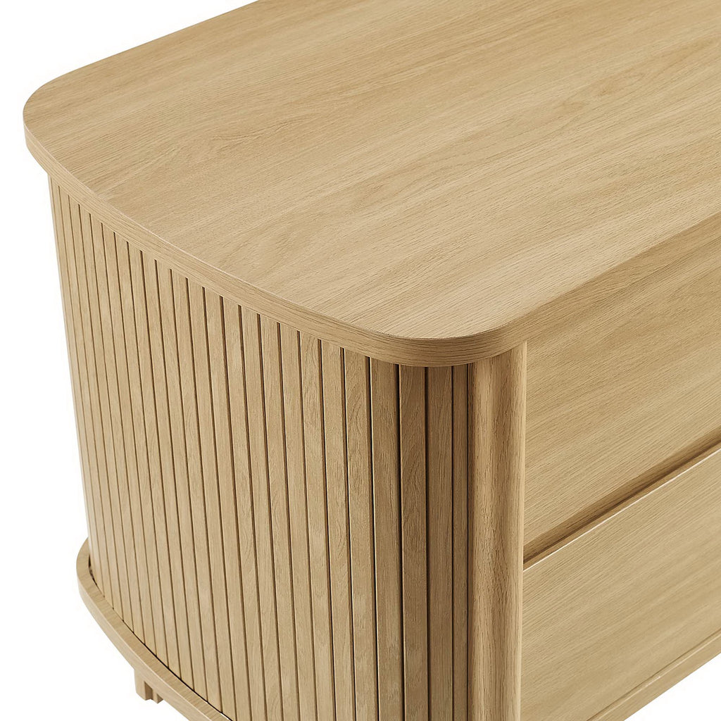 Cadence 2-Drawer Nightstand - Oak