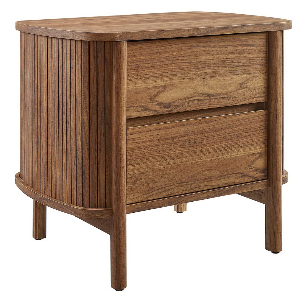 Cadence 2-Drawer Nightstand - Walnut
