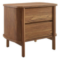 Cadence 2-Drawer Nightstand - Walnut