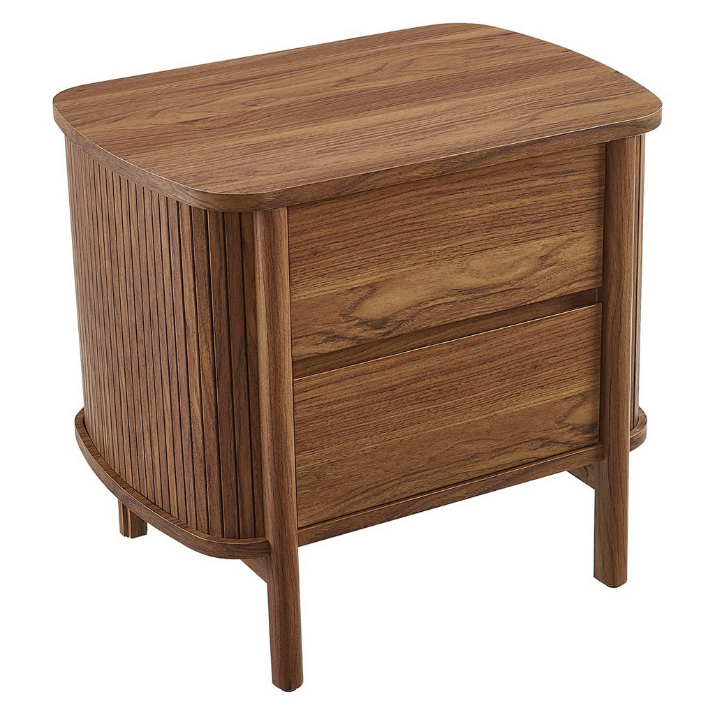 Cadence 2-Drawer Nightstand - Walnut