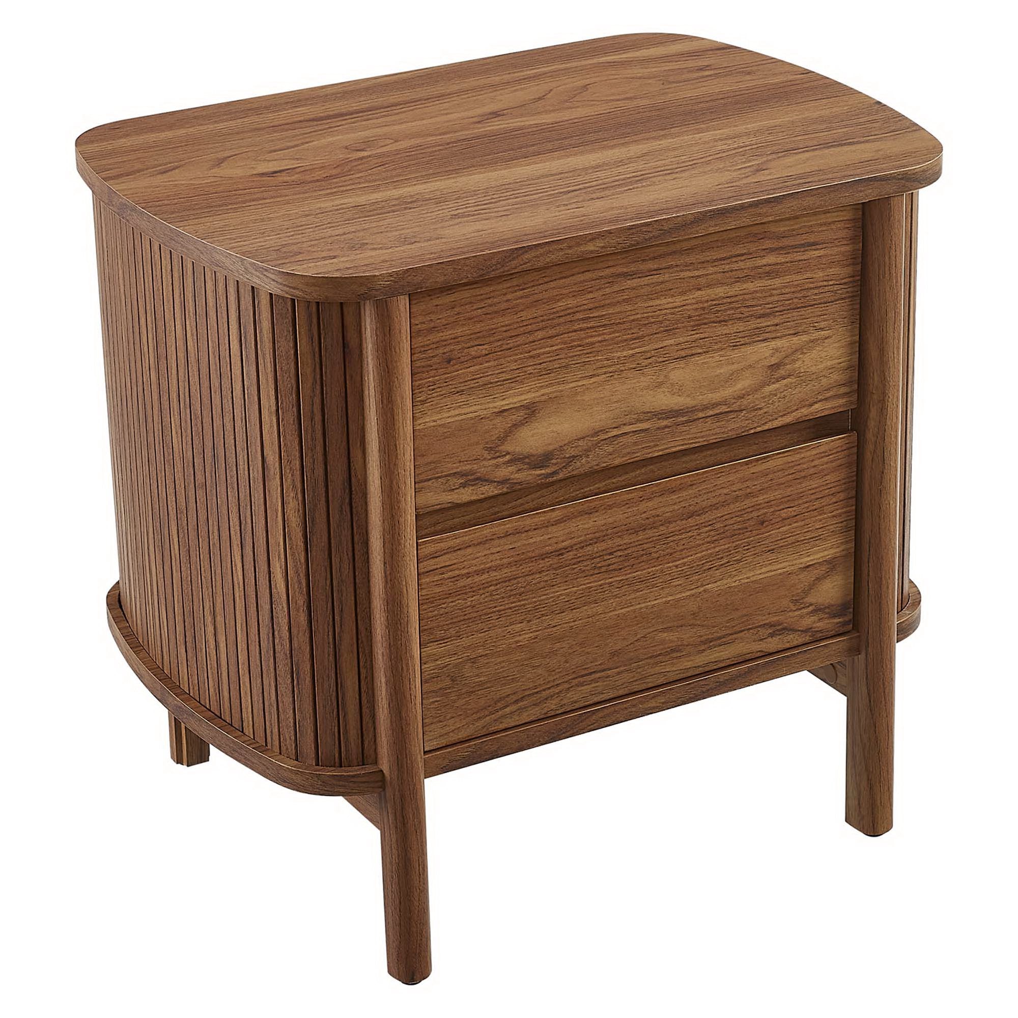 Cadence 2-Drawer Nightstand - Walnut