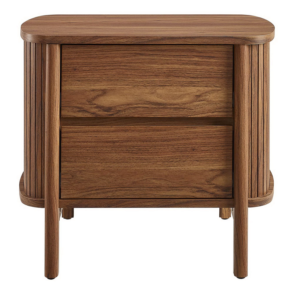 Cadence 2-Drawer Nightstand - Walnut