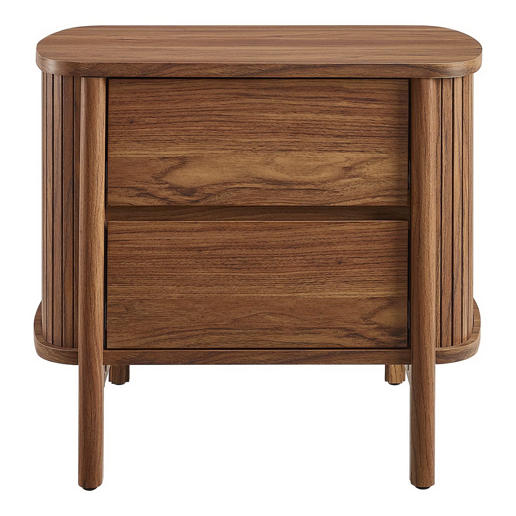 Cadence 2-Drawer Nightstand - Walnut
