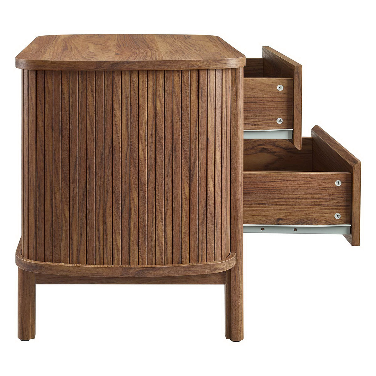 Cadence 2-Drawer Nightstand - Walnut
