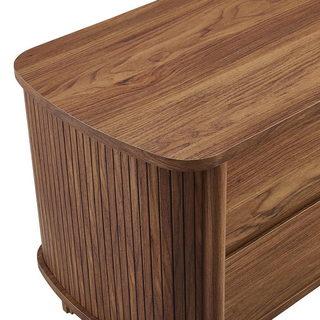 Cadence 2-Drawer Nightstand - Walnut