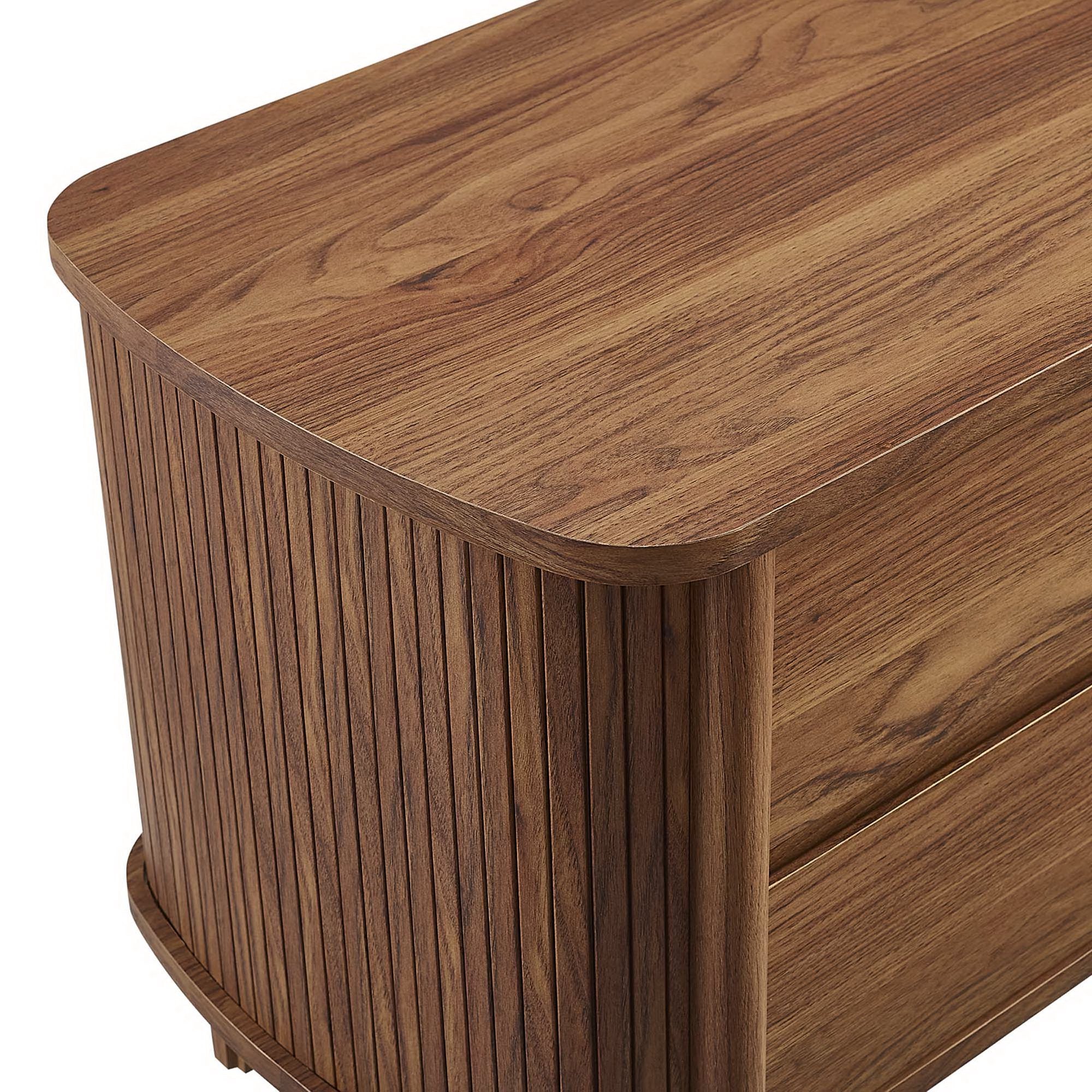 Cadence 2-Drawer Nightstand - Walnut