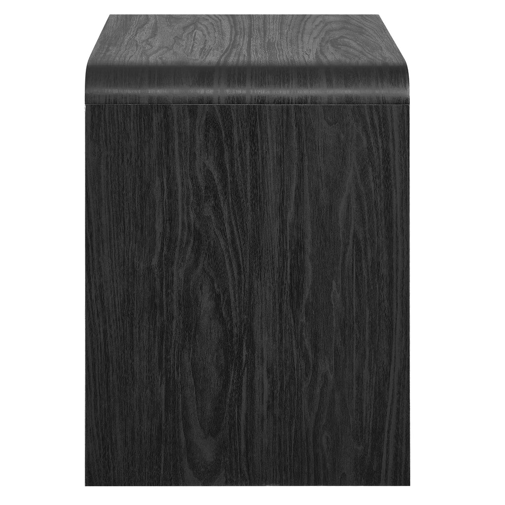 Toscana 1-Drawer Nightstand - Black