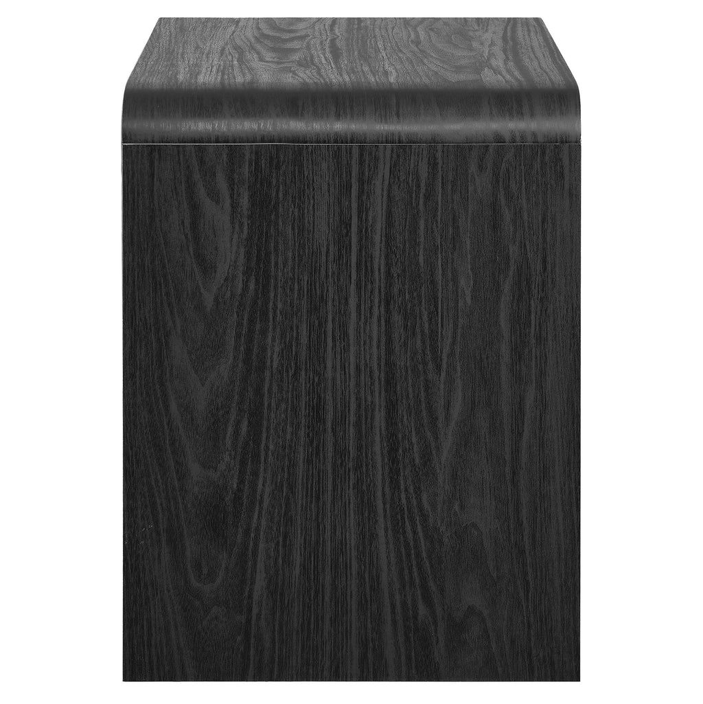 Toscana 2-Drawer Nightstand - Black