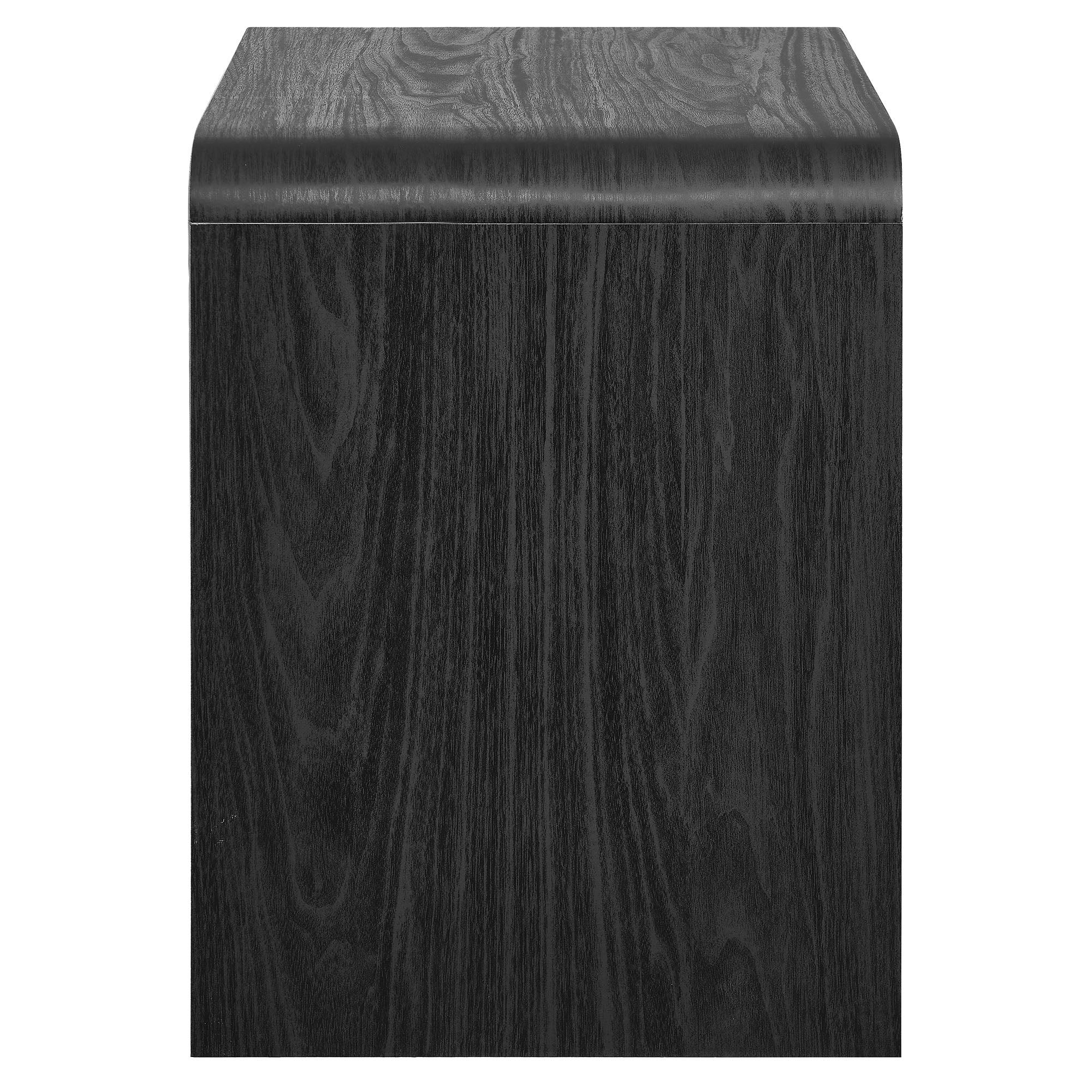 Toscana 2-Drawer Nightstand - Black