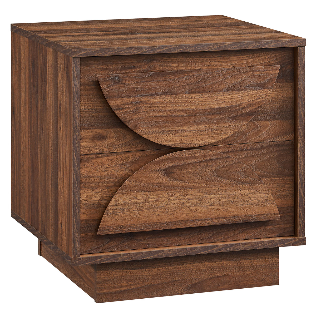 Bulwark 2-Drawer Nightstand - Walnut