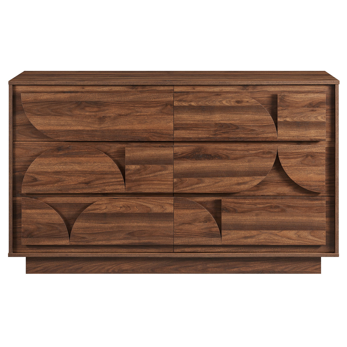 Bulwark 6-Drawer Dresser - Walnut