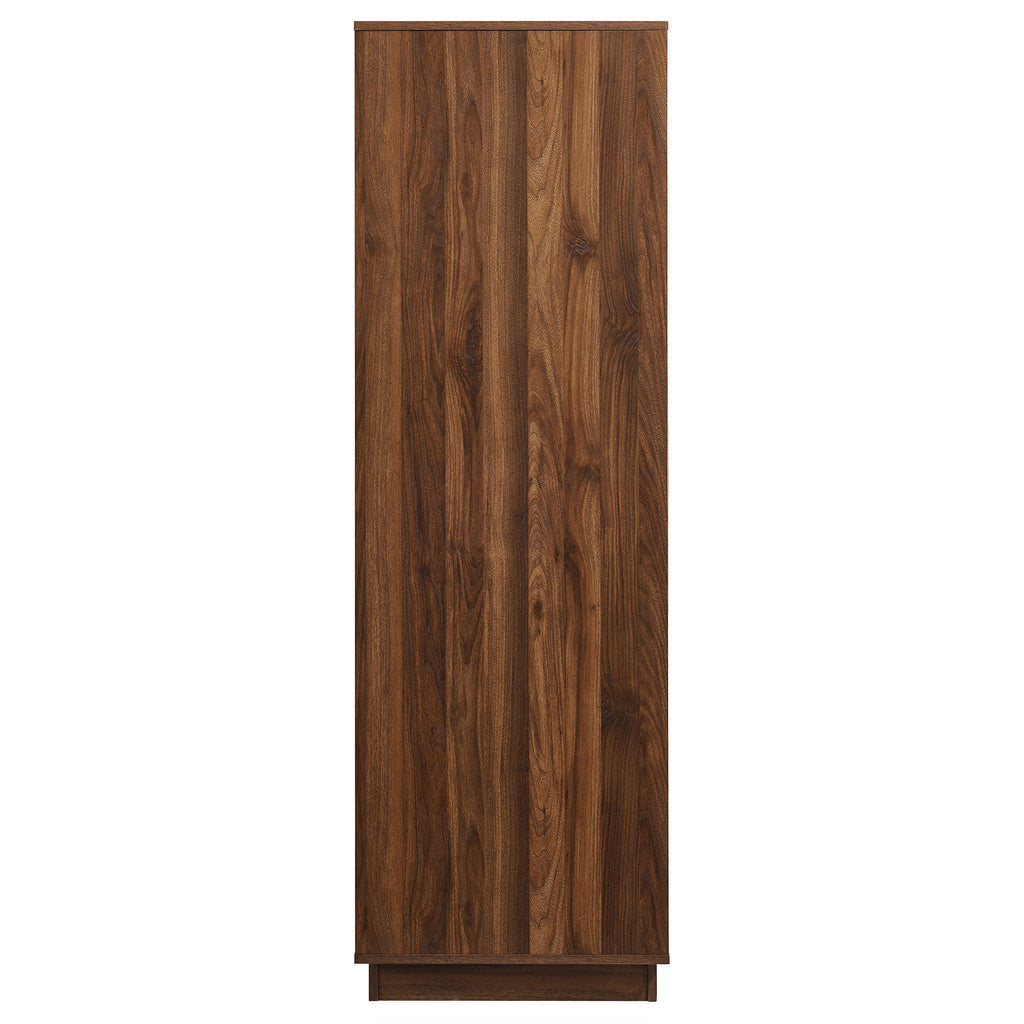 Bulwark 3-Door Wardrobe Closet - Walnut