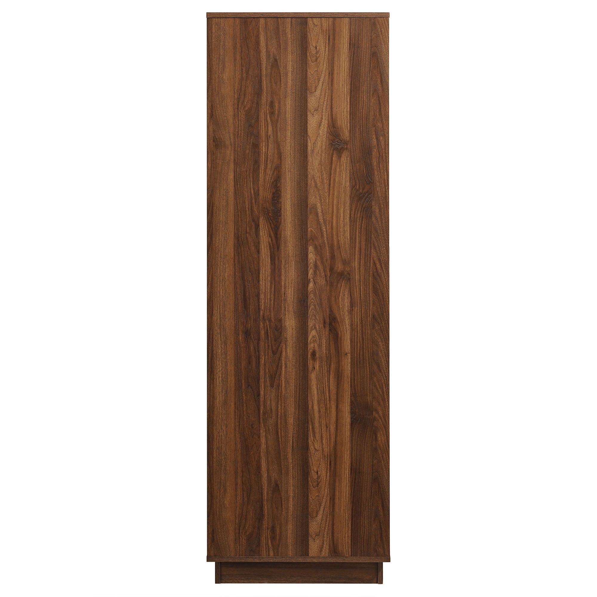 Bulwark 3-Door Wardrobe Closet - Walnut