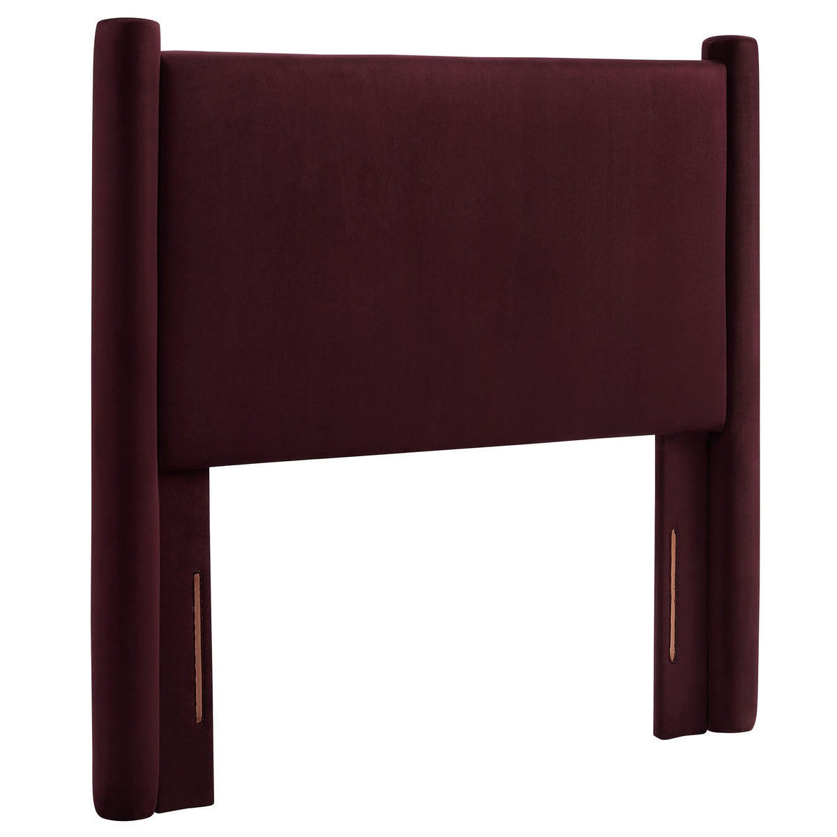 Rael Performance Velvet Twin Headboard - Mulberry