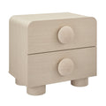 Sonnet 2-Drawer Nightstand - Ash