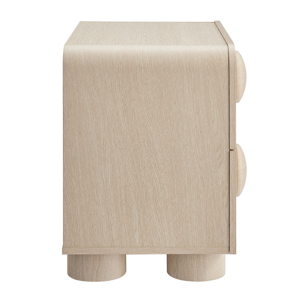 Sonnet 2-Drawer Nightstand - Ash