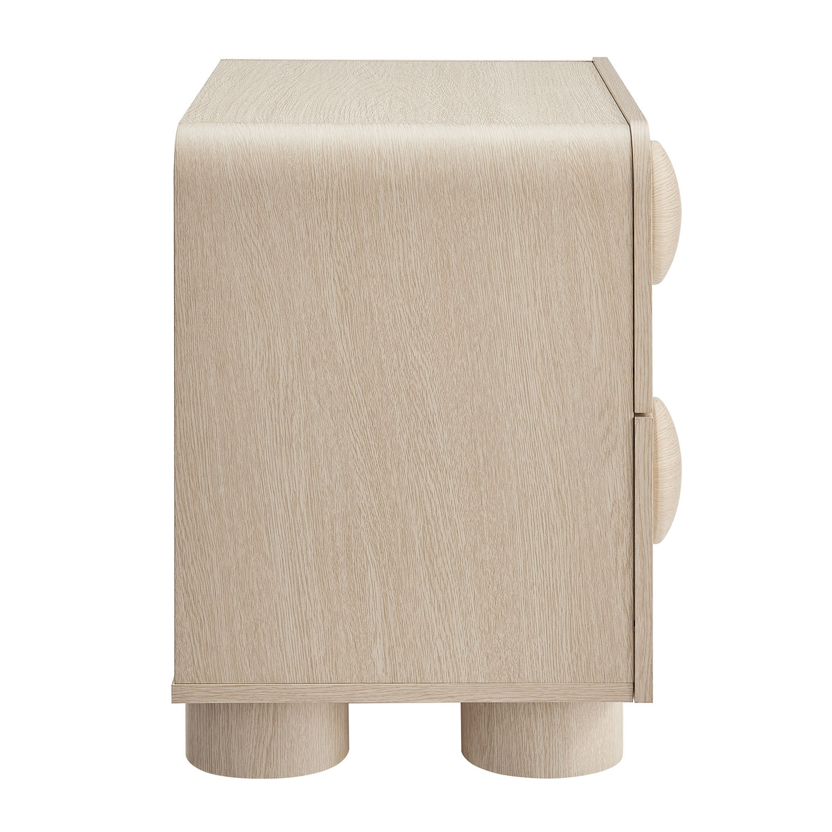 Sonnet 2-Drawer Nightstand - Ash