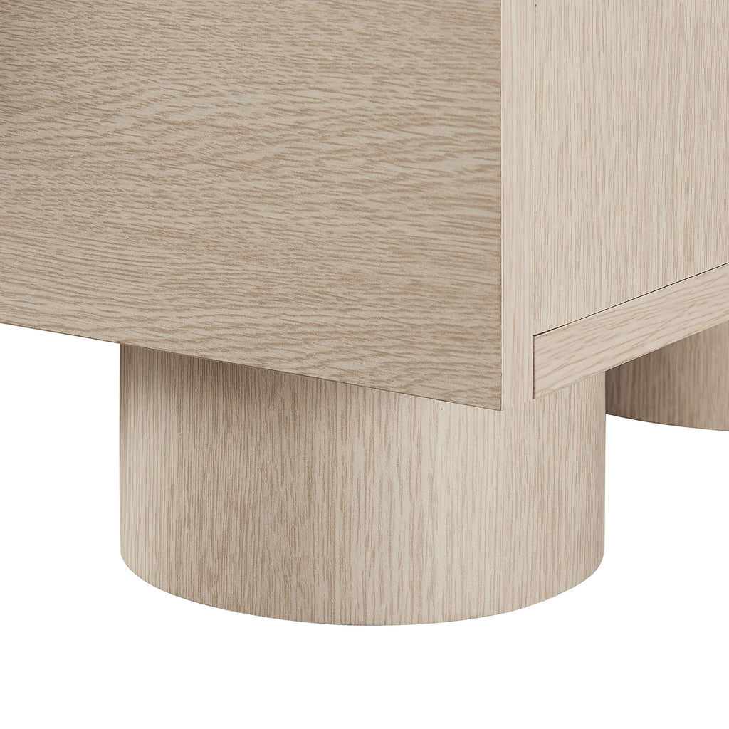 Sonnet 2-Drawer Nightstand - Ash