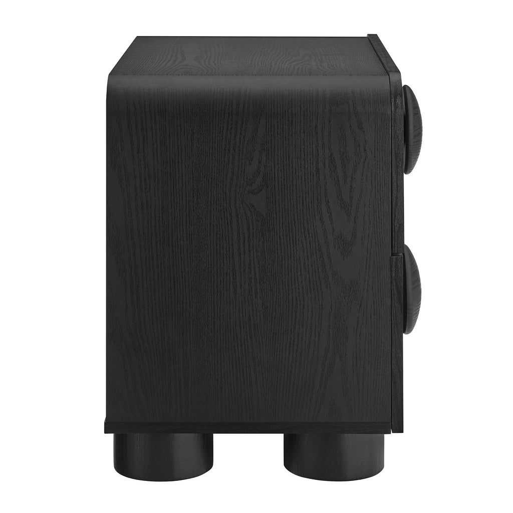 Sonnet 2-Drawer Nightstand - Black