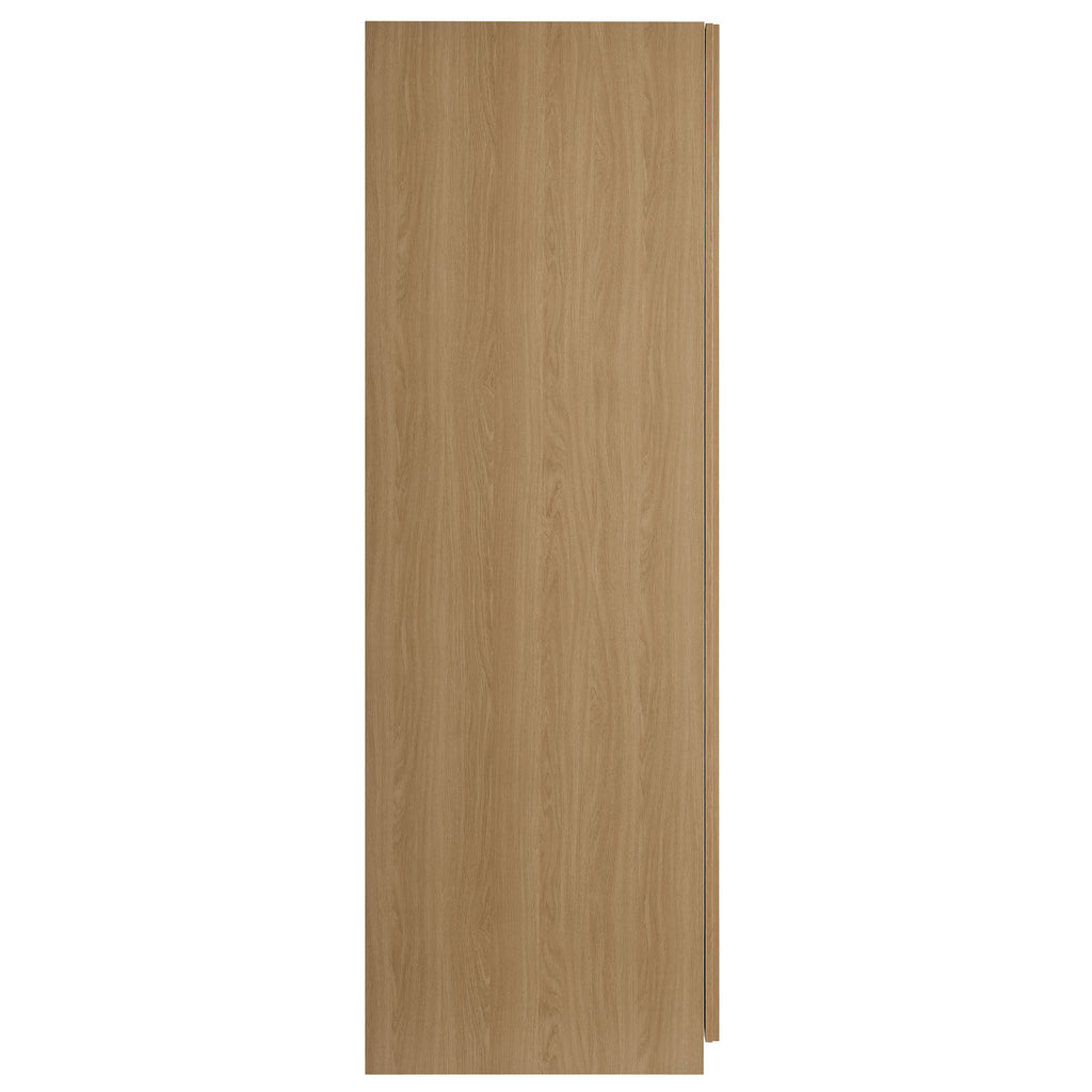 Render 2-Door Wardrobe Closet - Oak