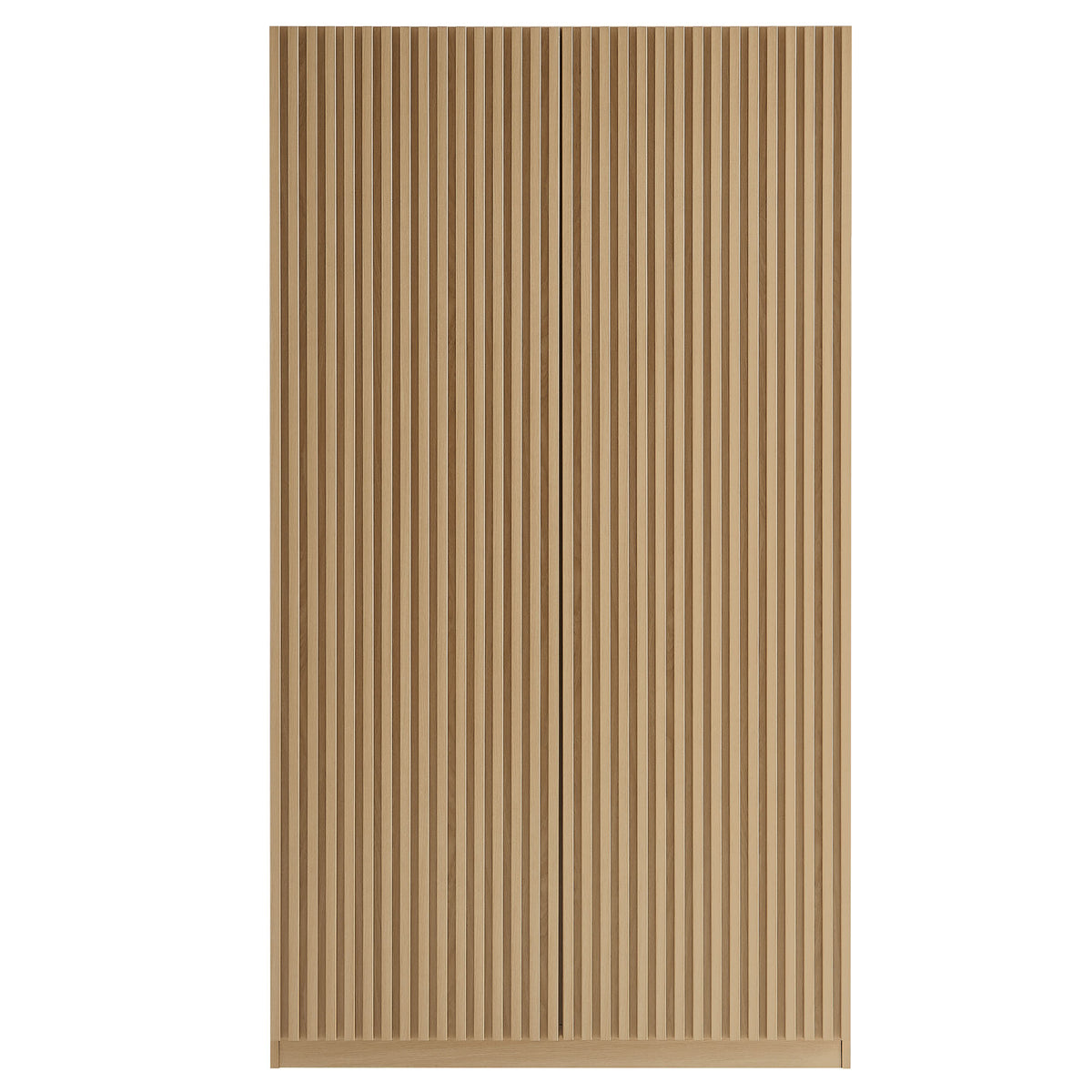 Render 2-Door Wardrobe Closet - Oak