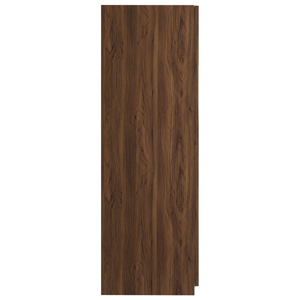 Render 2-Door Wardrobe Closet - Walnut