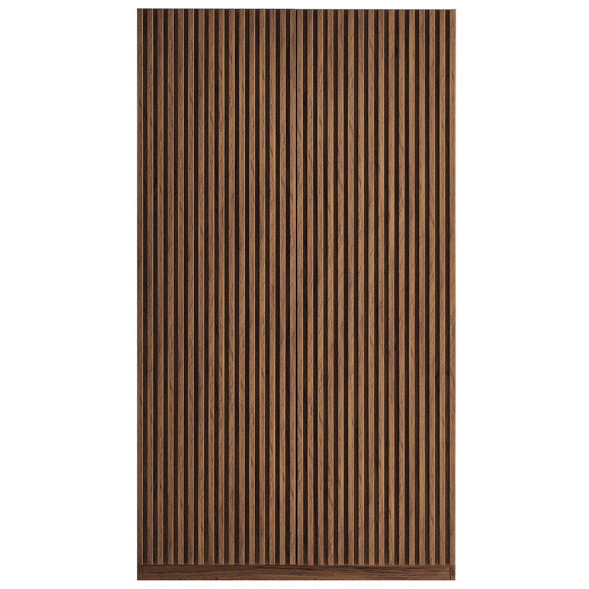 Render 2-Door Wardrobe Closet - Walnut