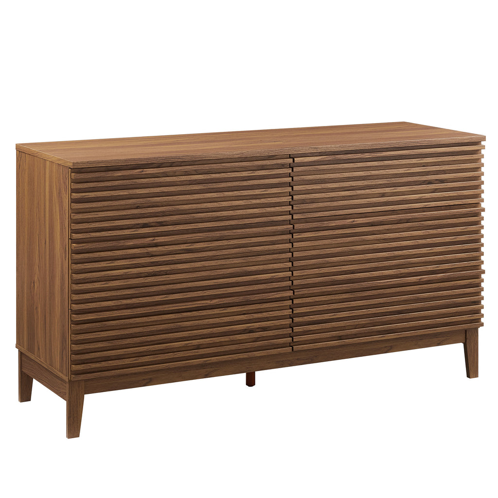 Render 63" 6-Drawer Dresser - Walnut