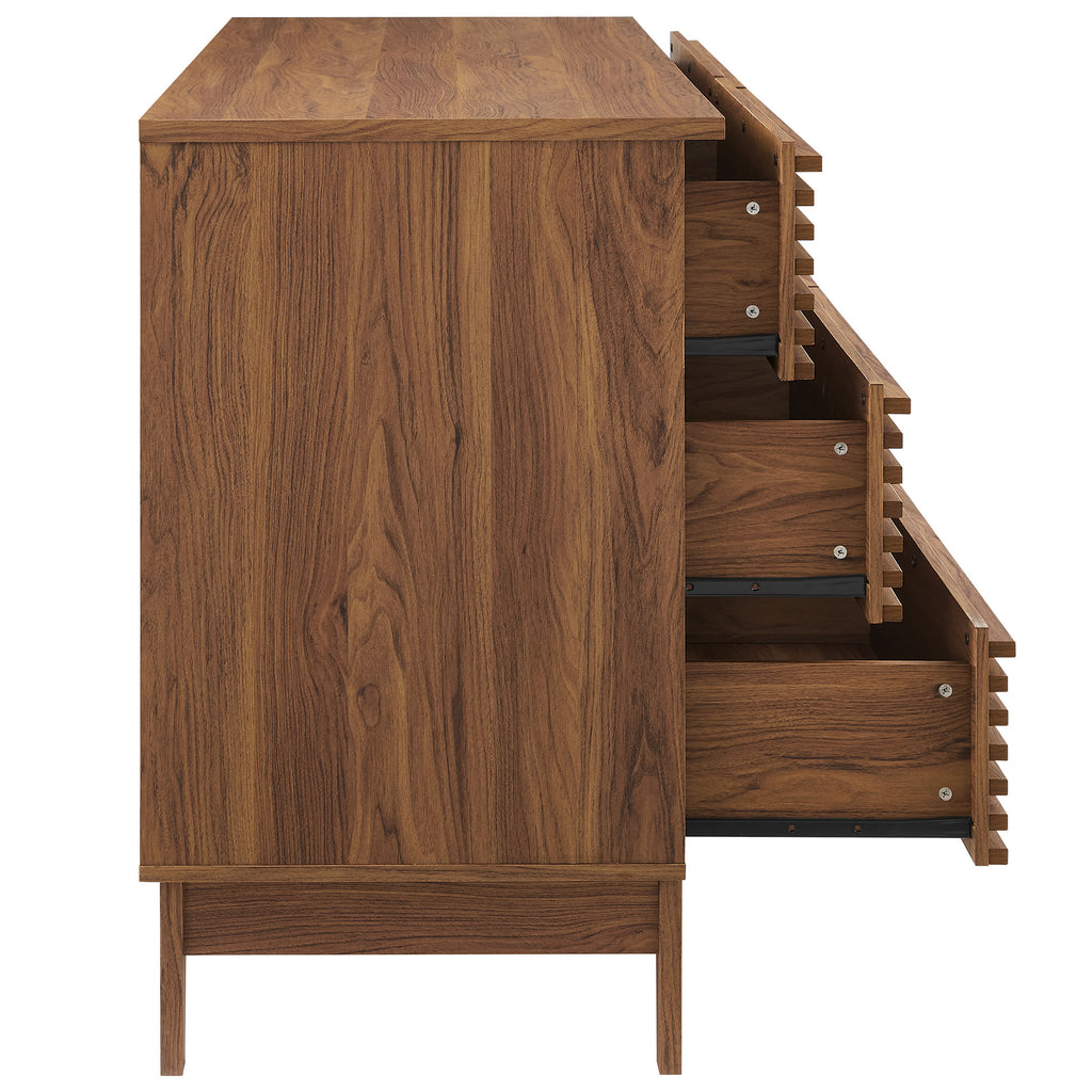 Render 63" 6-Drawer Dresser - Walnut