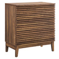 Render Large 3-Drawer Nightstand - Walnut