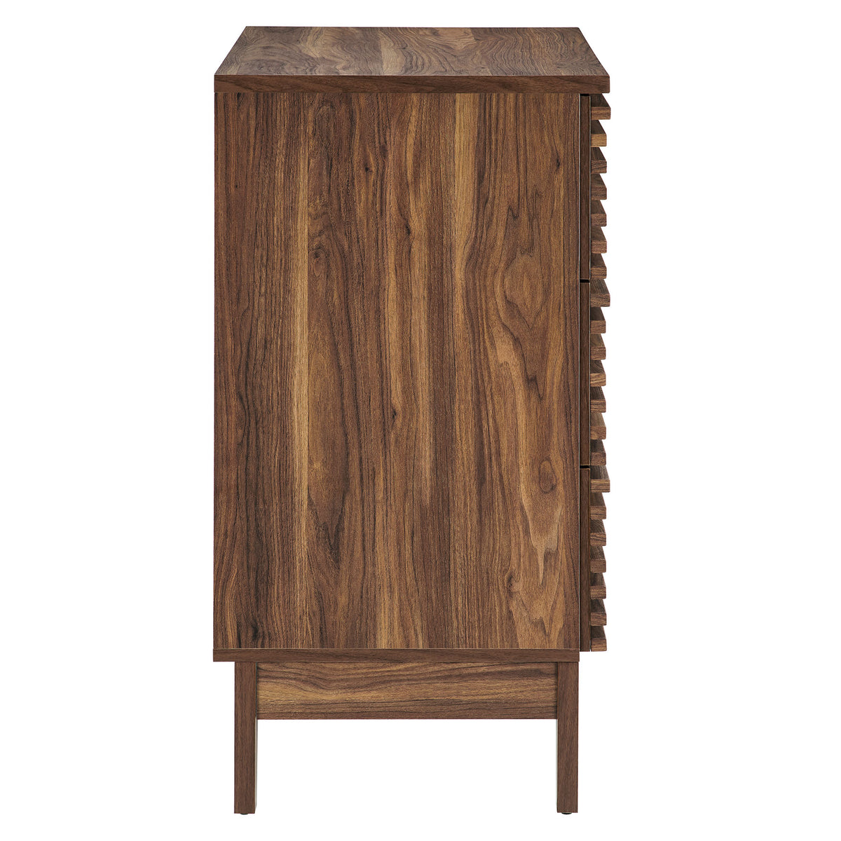 Render Large 3-Drawer Nightstand - Walnut