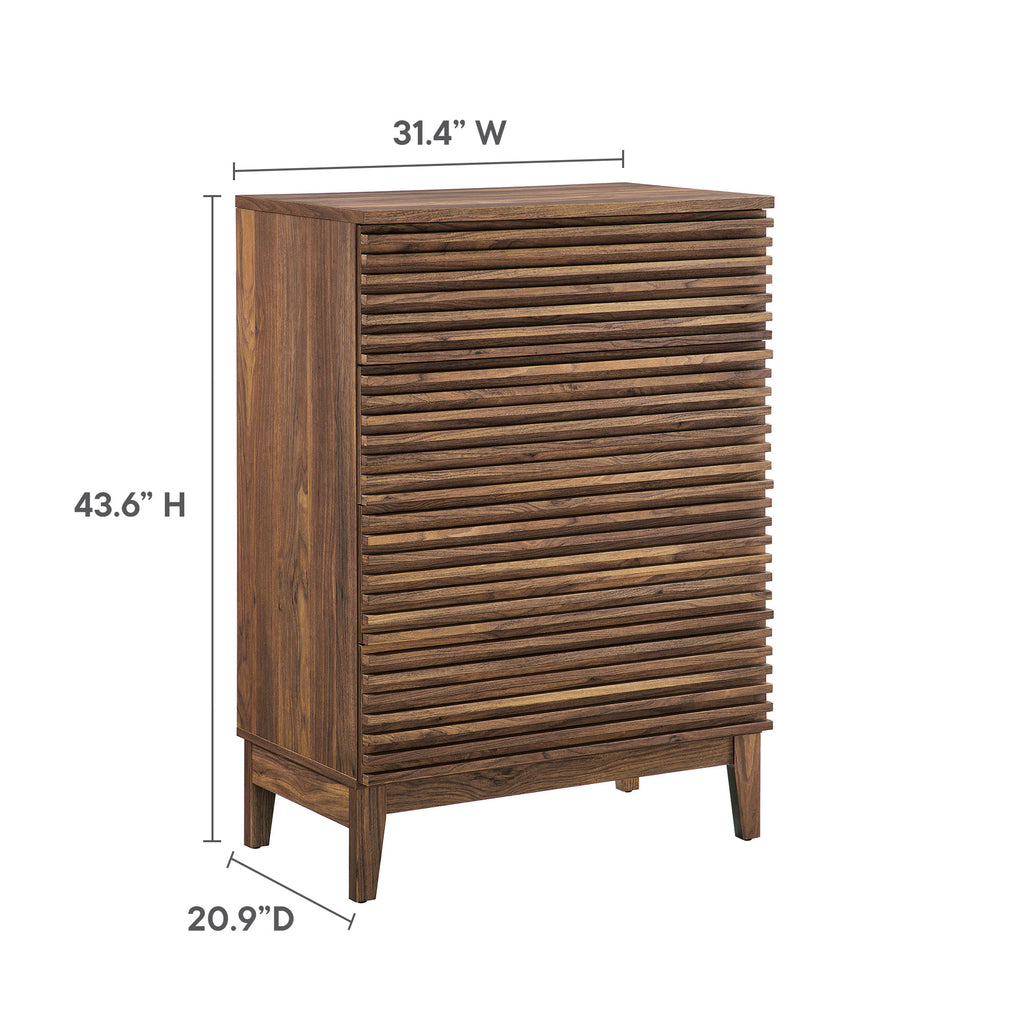 Render 4-Drawer Chest - Walnut