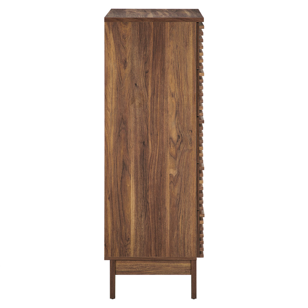 Render 5-Drawer Chest - Walnut