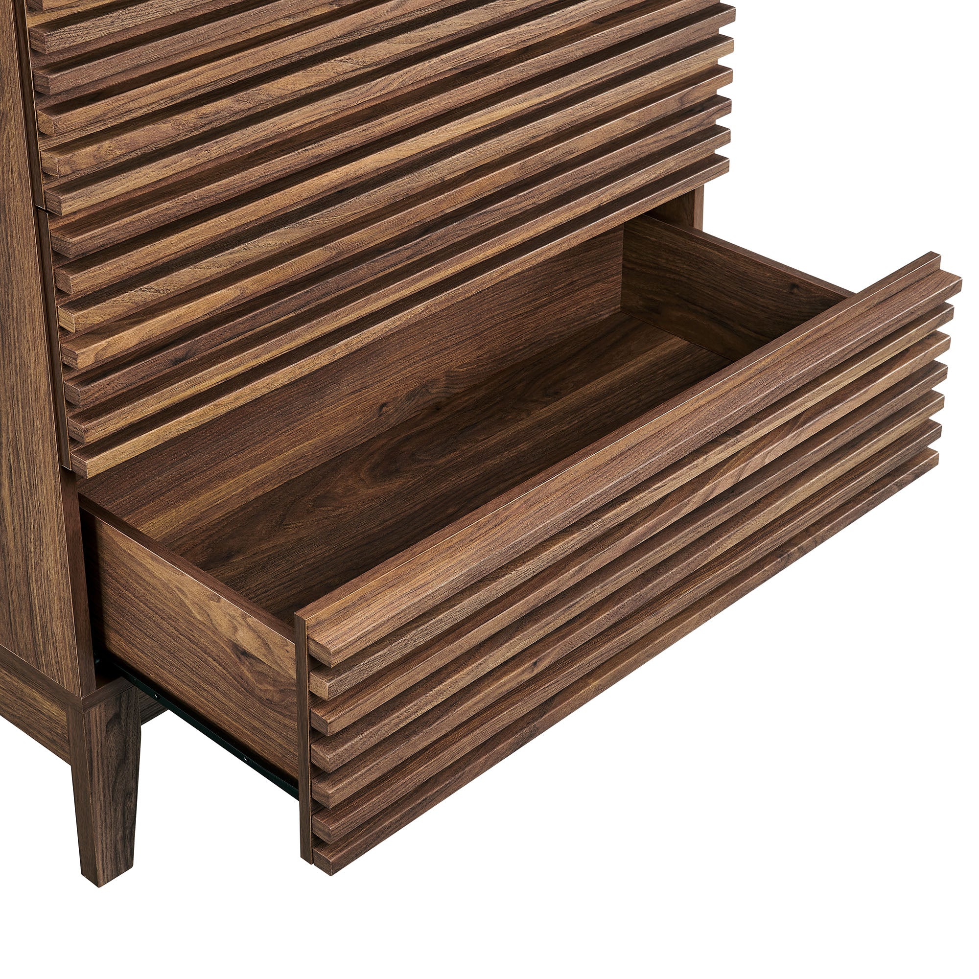 Render 5-Drawer Chest - Walnut