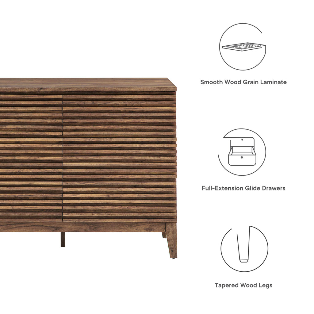 Render 47" 6-Drawer Dresser - Walnut