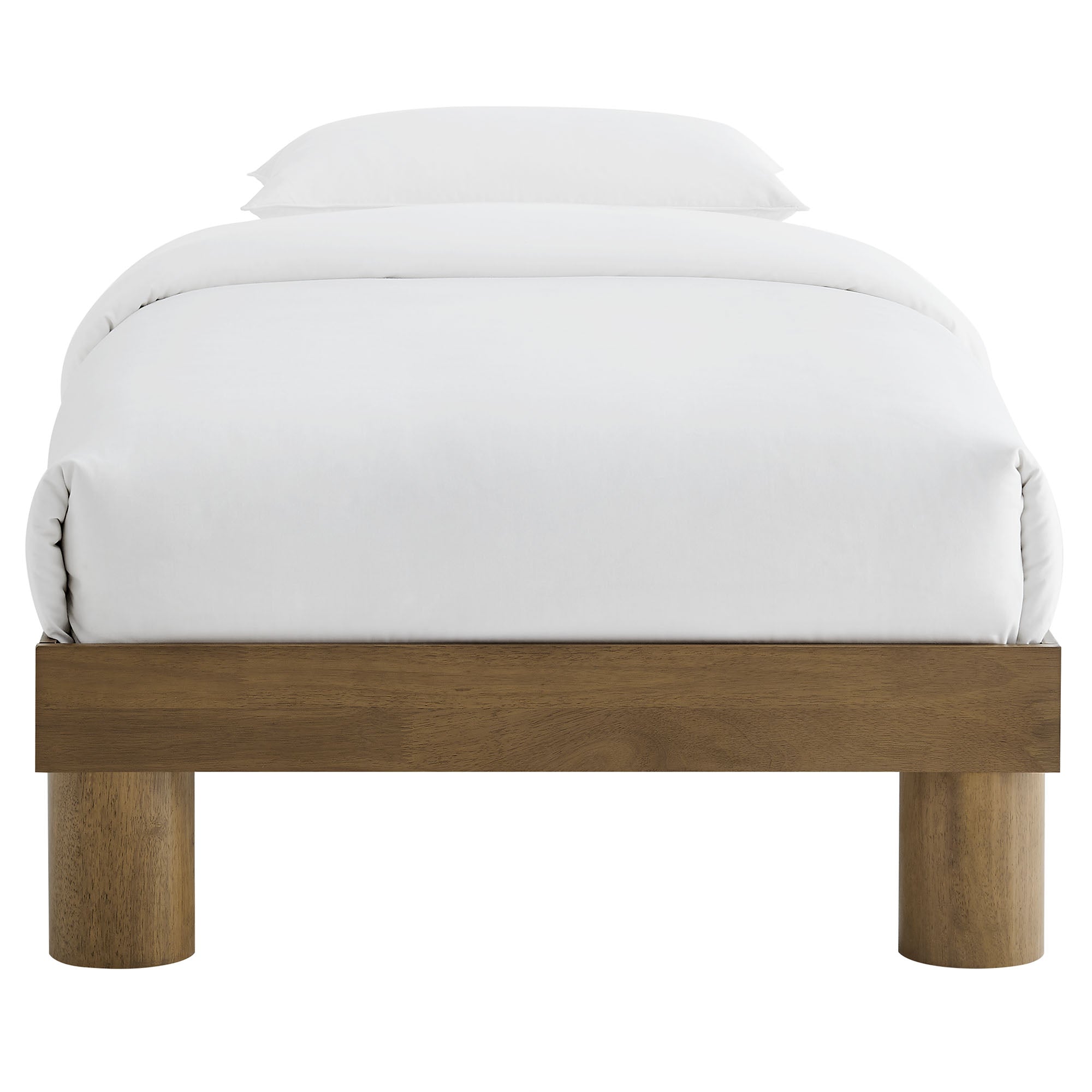 Runa Wood Twin Platform Bed - French Oak