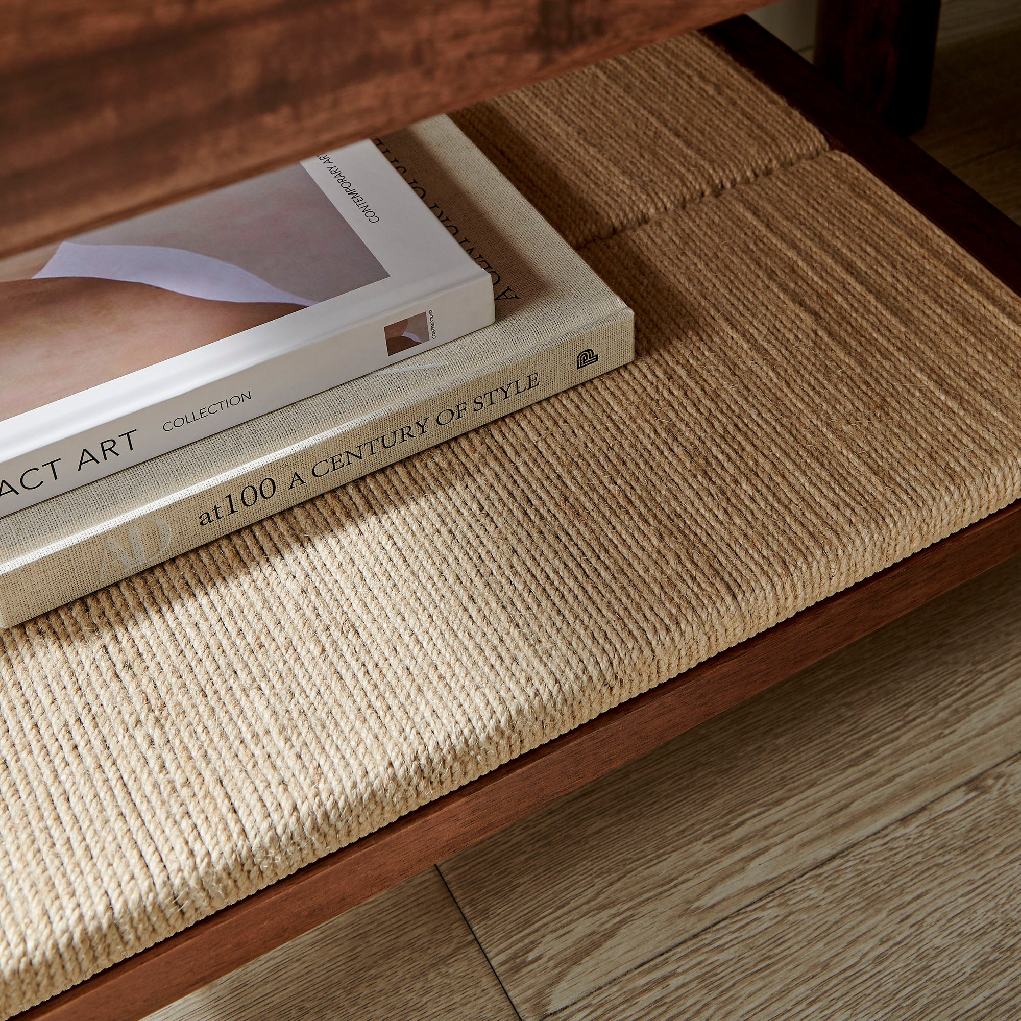 Oswin 1-Drawer Wood Nightstand - Walnut