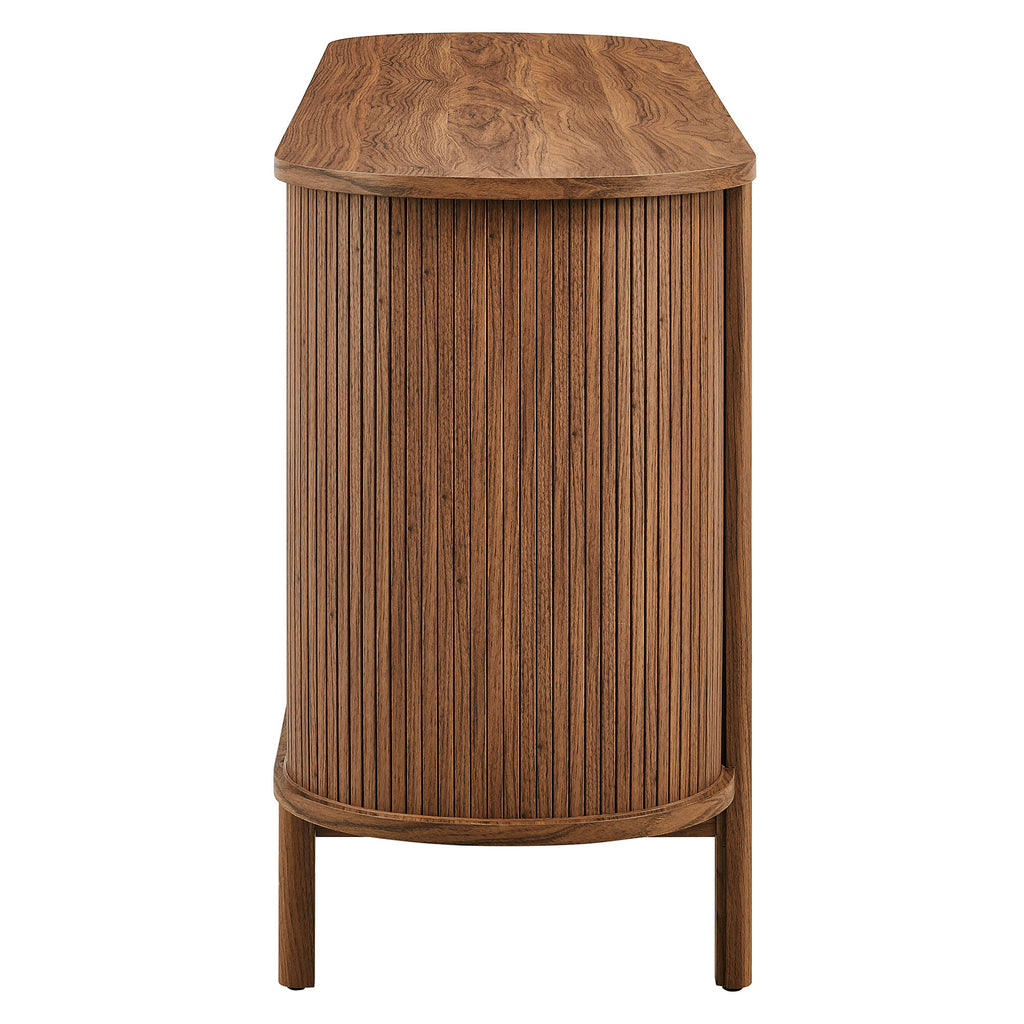 Cadence 6-Drawer Curved Dresser - Walnut