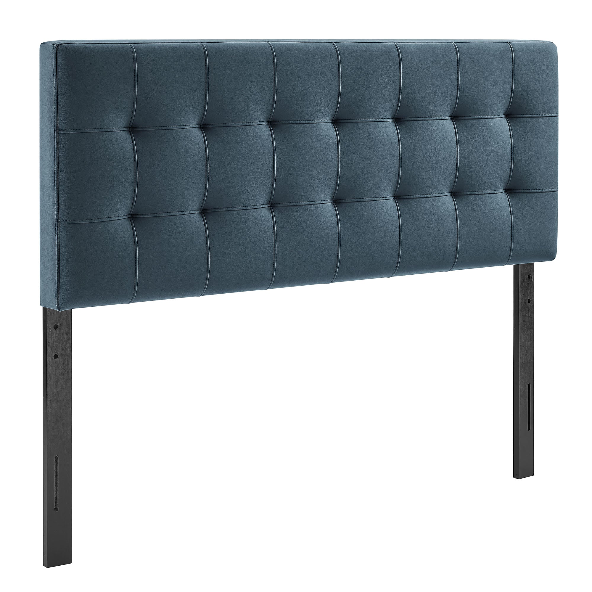 Lily Stain-Resistant Performance Velvet Full Size Headboard - Cadet Blue