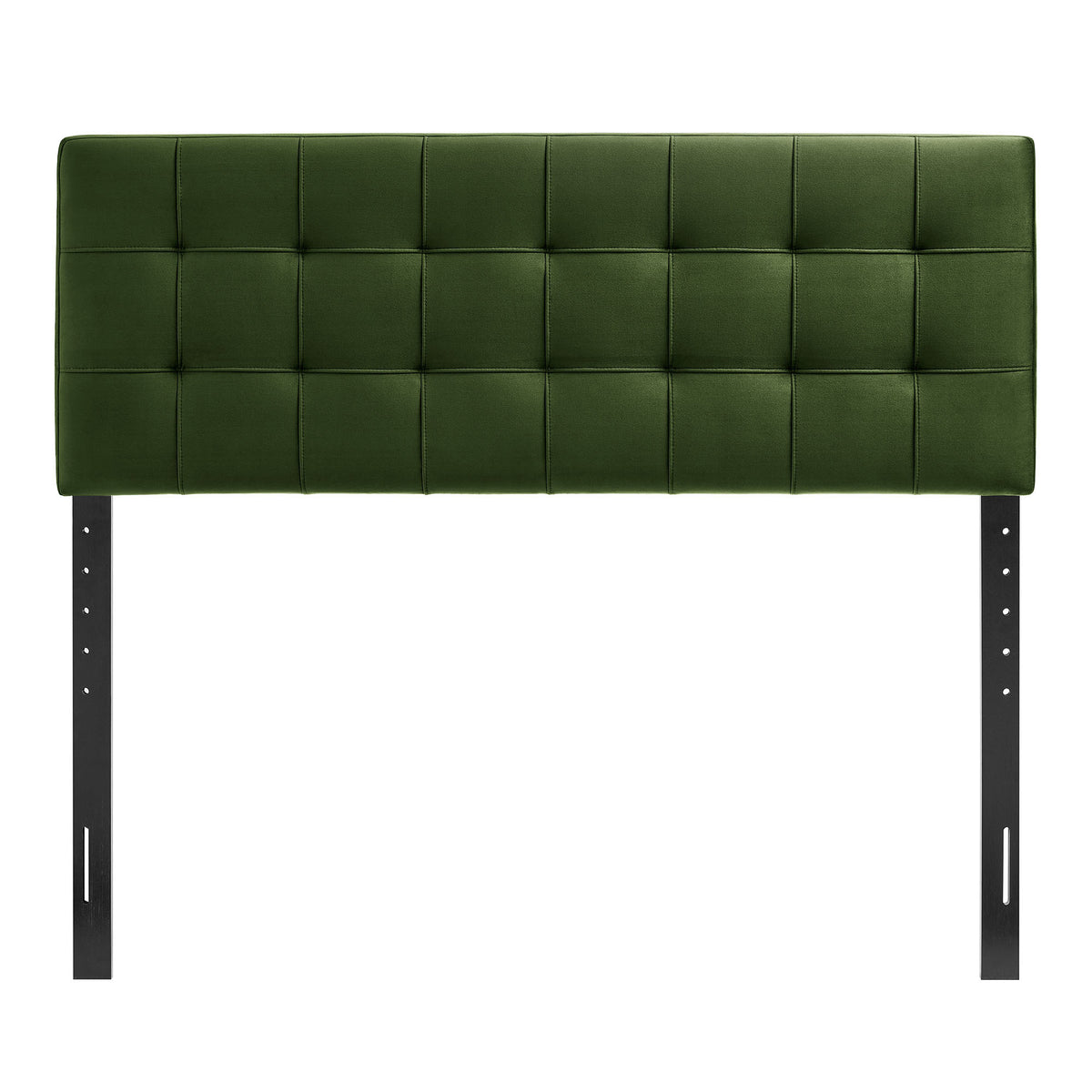 Lily Stain-Resistant Performance Velvet Full Size Headboard - Moss Green