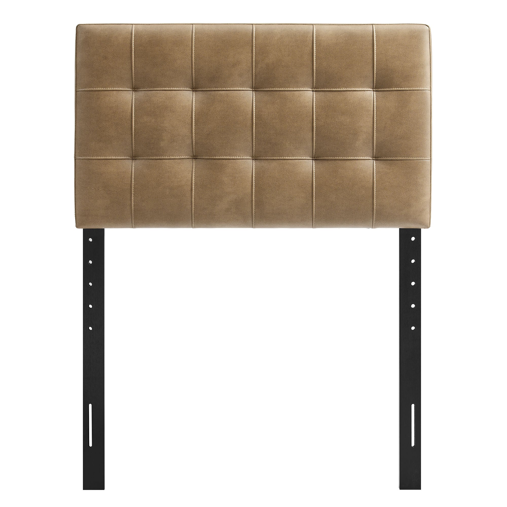 Lily Vegan Leather Twin Size Headboard - Toast