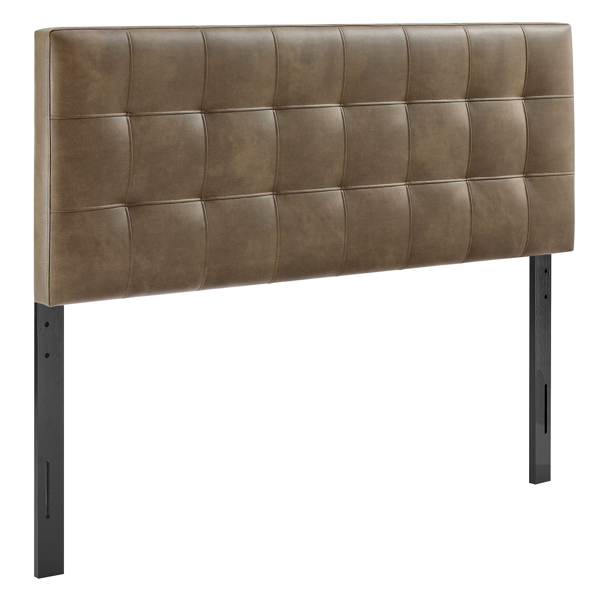 Lily Vegan Leather Full Size Headboard - Mushroom