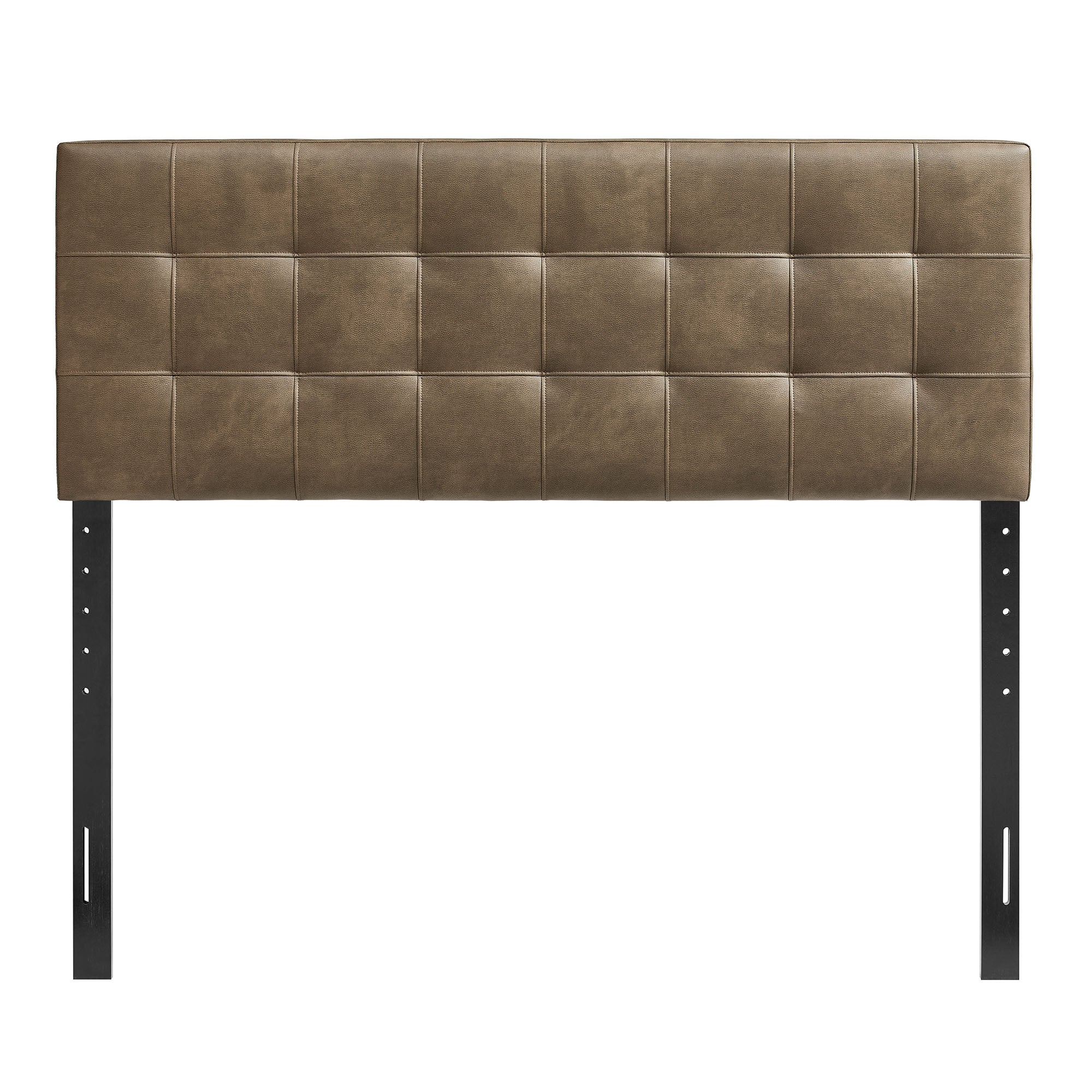 Lily Vegan Leather Full Size Headboard - Mushroom