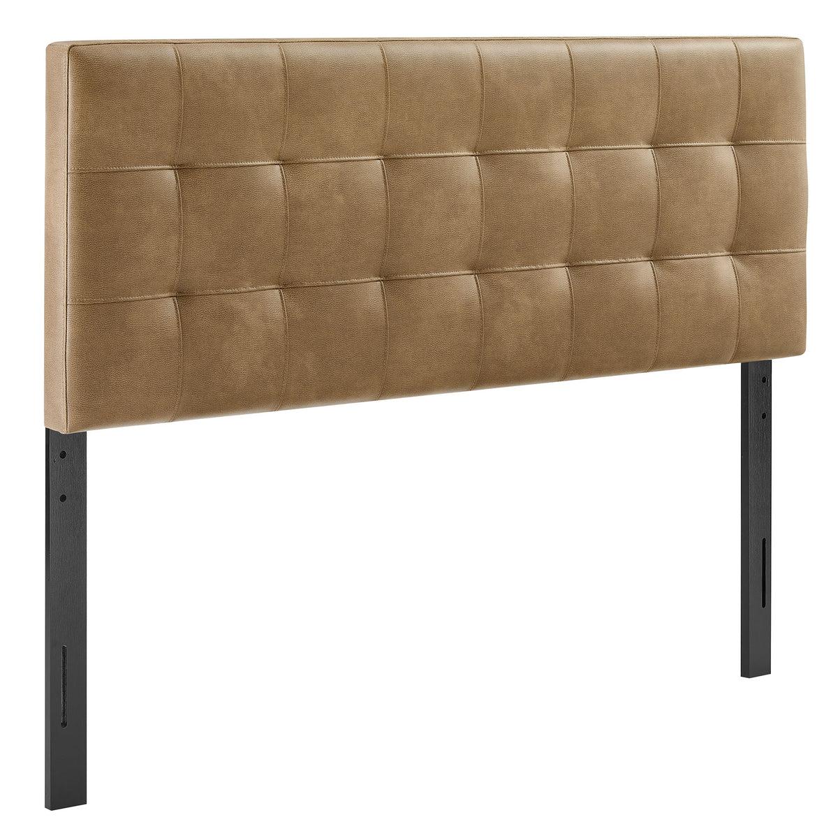 Lily Vegan Leather Queen Size Headboard - Toast