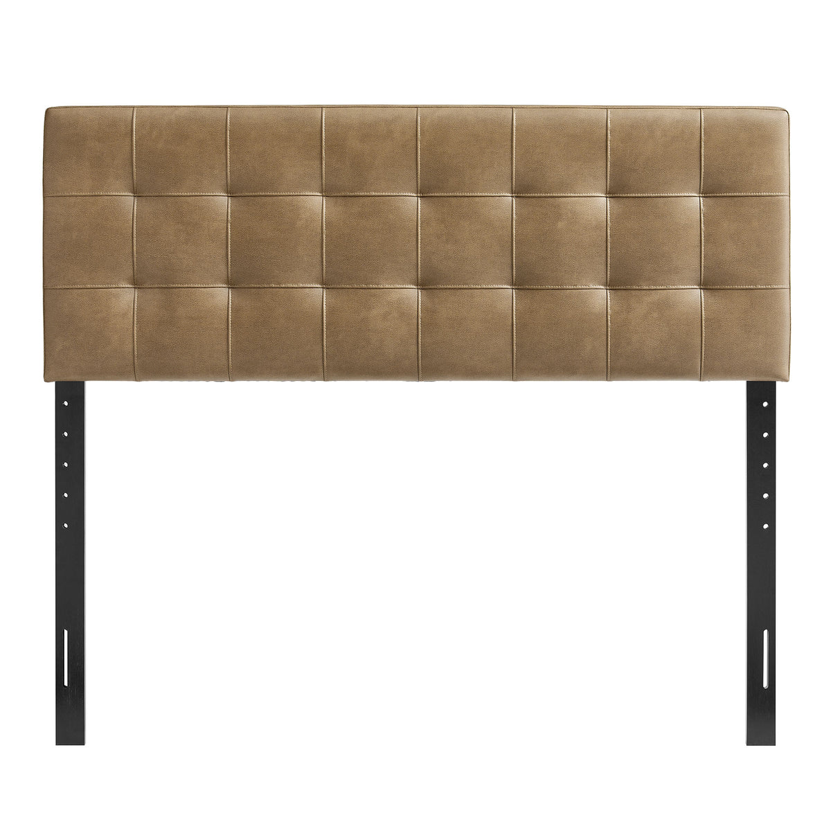 Lily Vegan Leather Queen Size Headboard - Toast