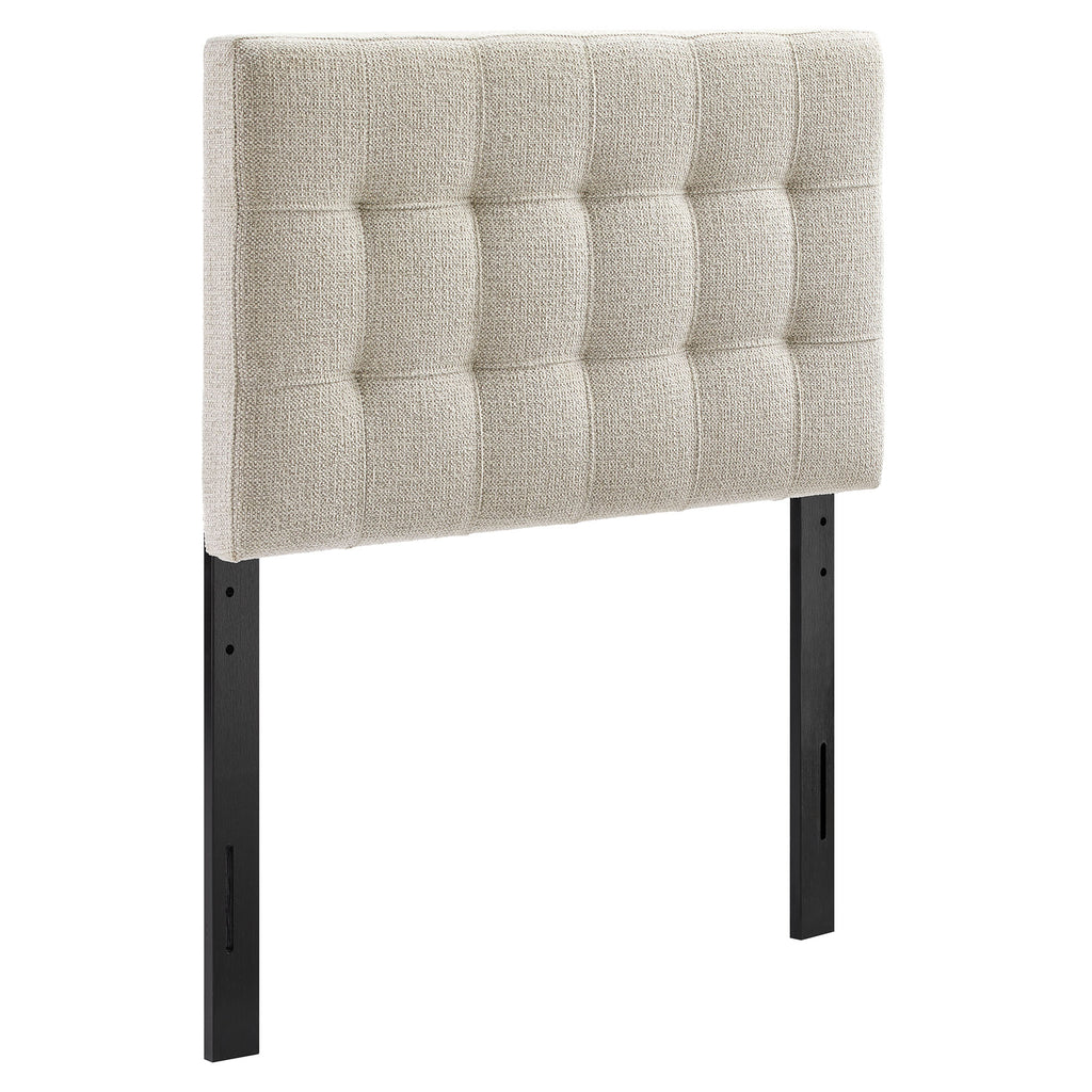 Lily Upholstered Twin Size Headboard - Dove