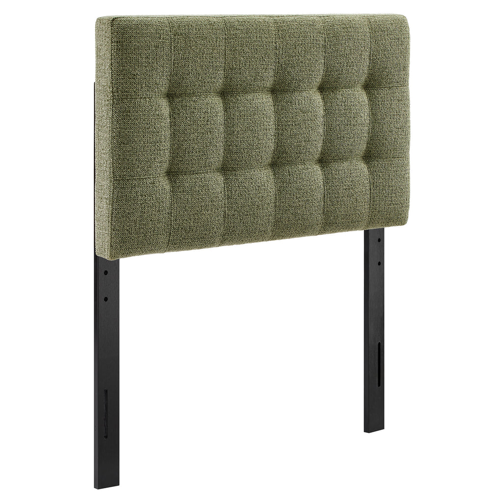 Lily Upholstered Twin Size Headboard - Leaf