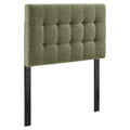 Lily Upholstered Twin Size Headboard - Leaf