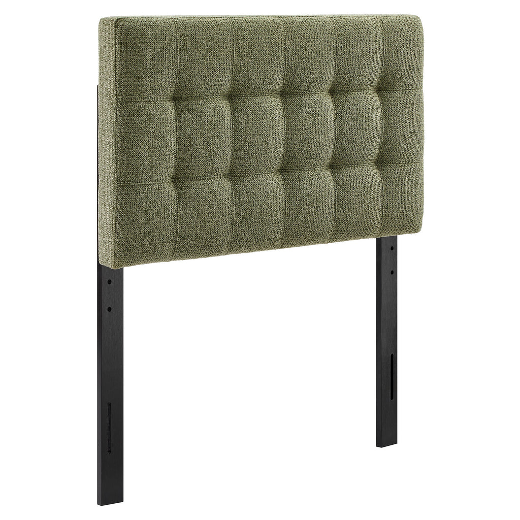 Lily Upholstered Size Headboard - Leaf — Leaf Twin