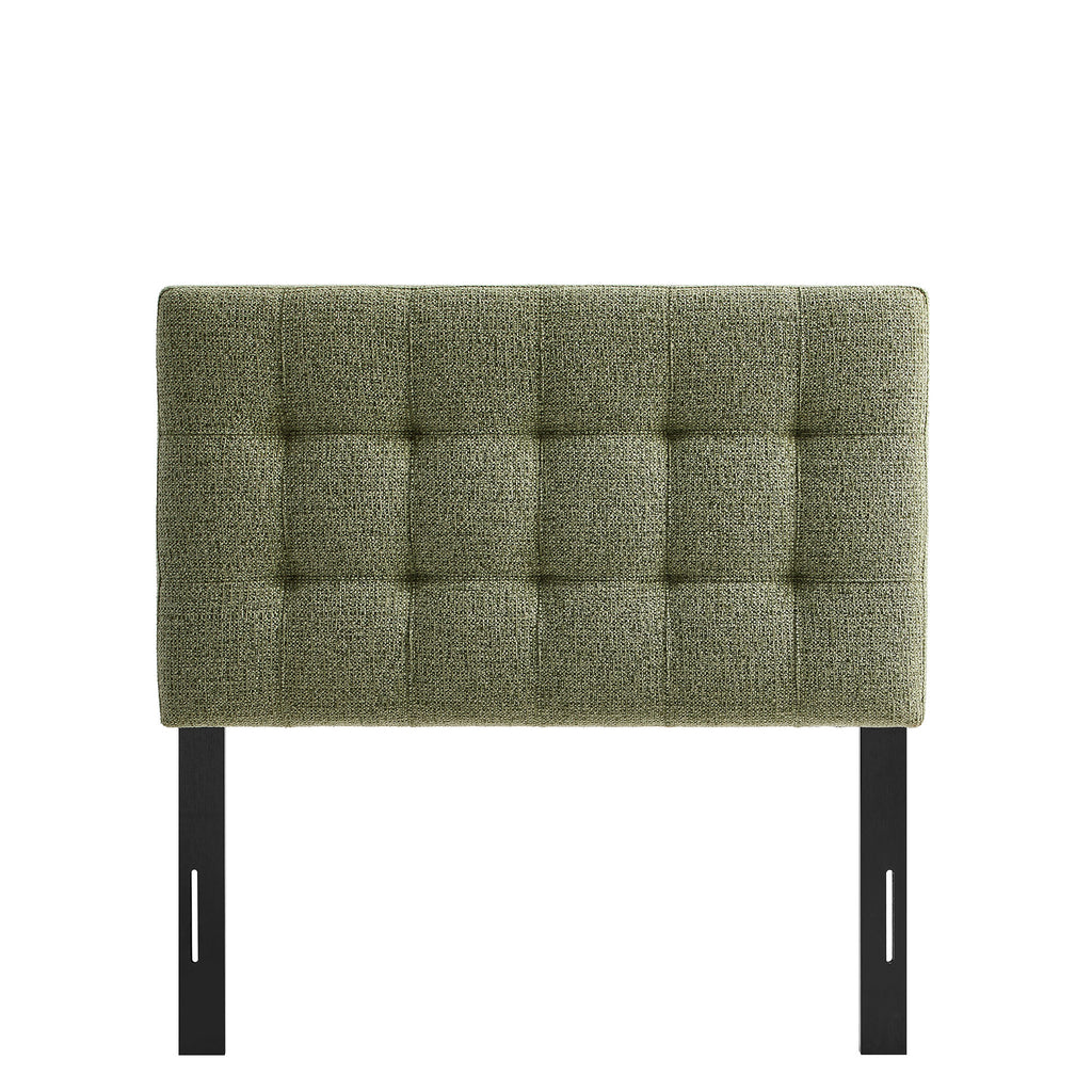 Lily Upholstered Twin Size Headboard - Leaf